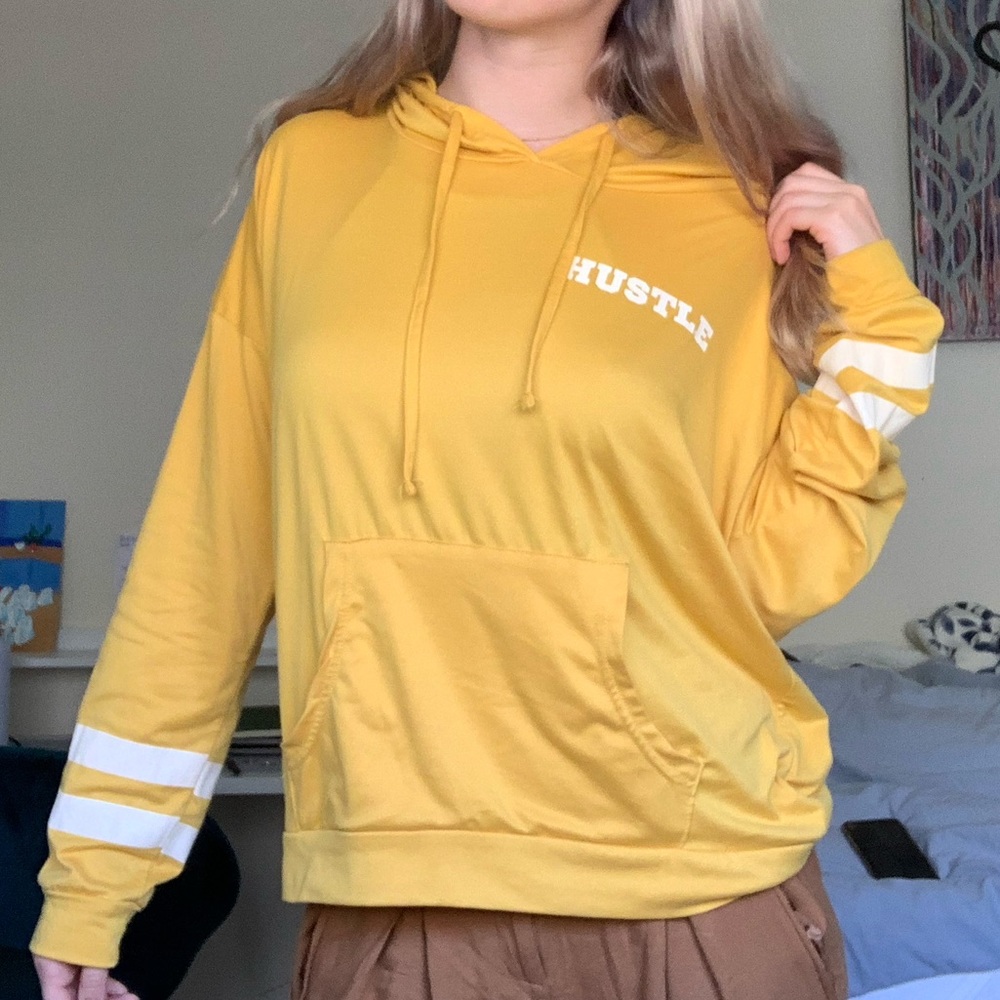 Yellow Hustle Hoodie